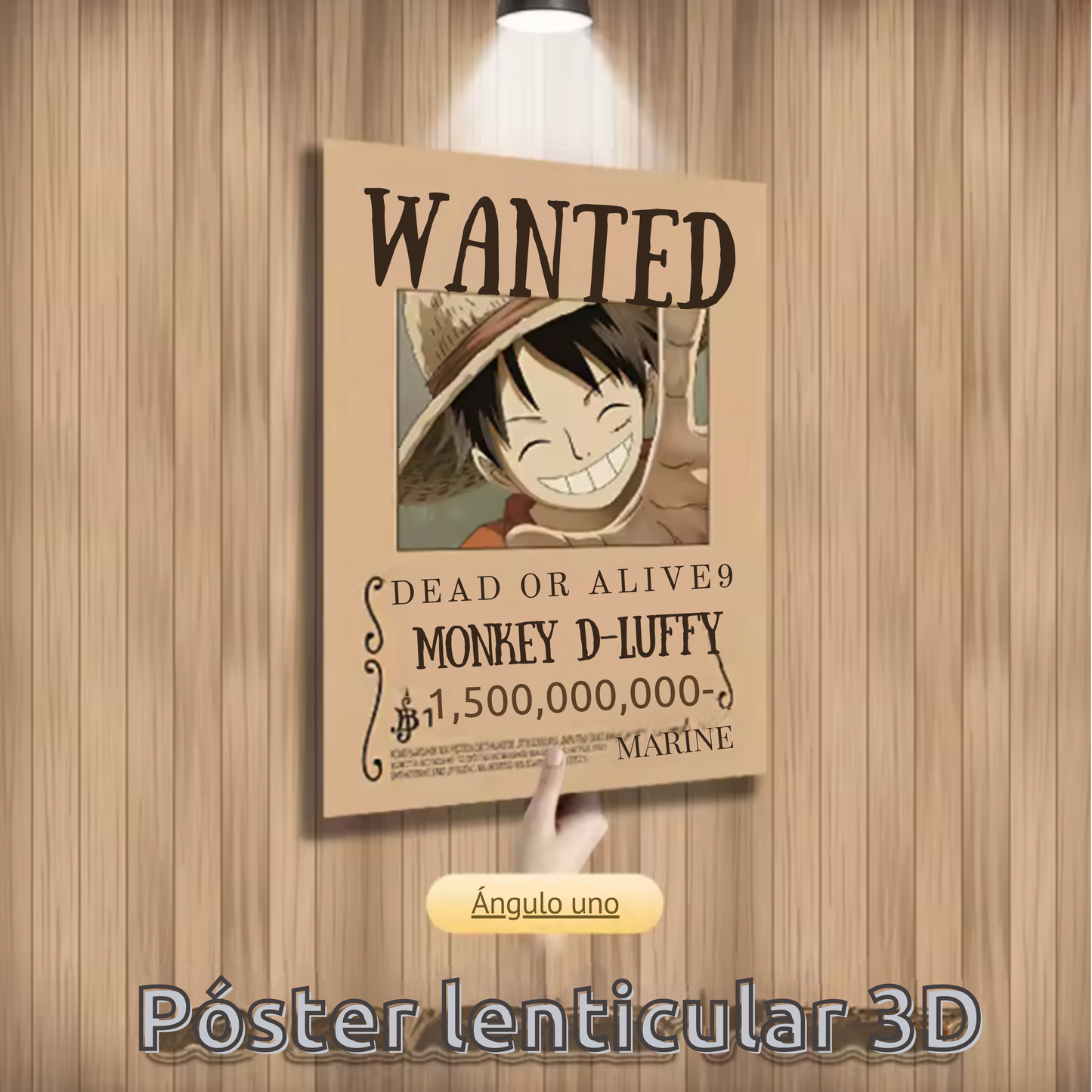 Poster lenticular 3D One Piece