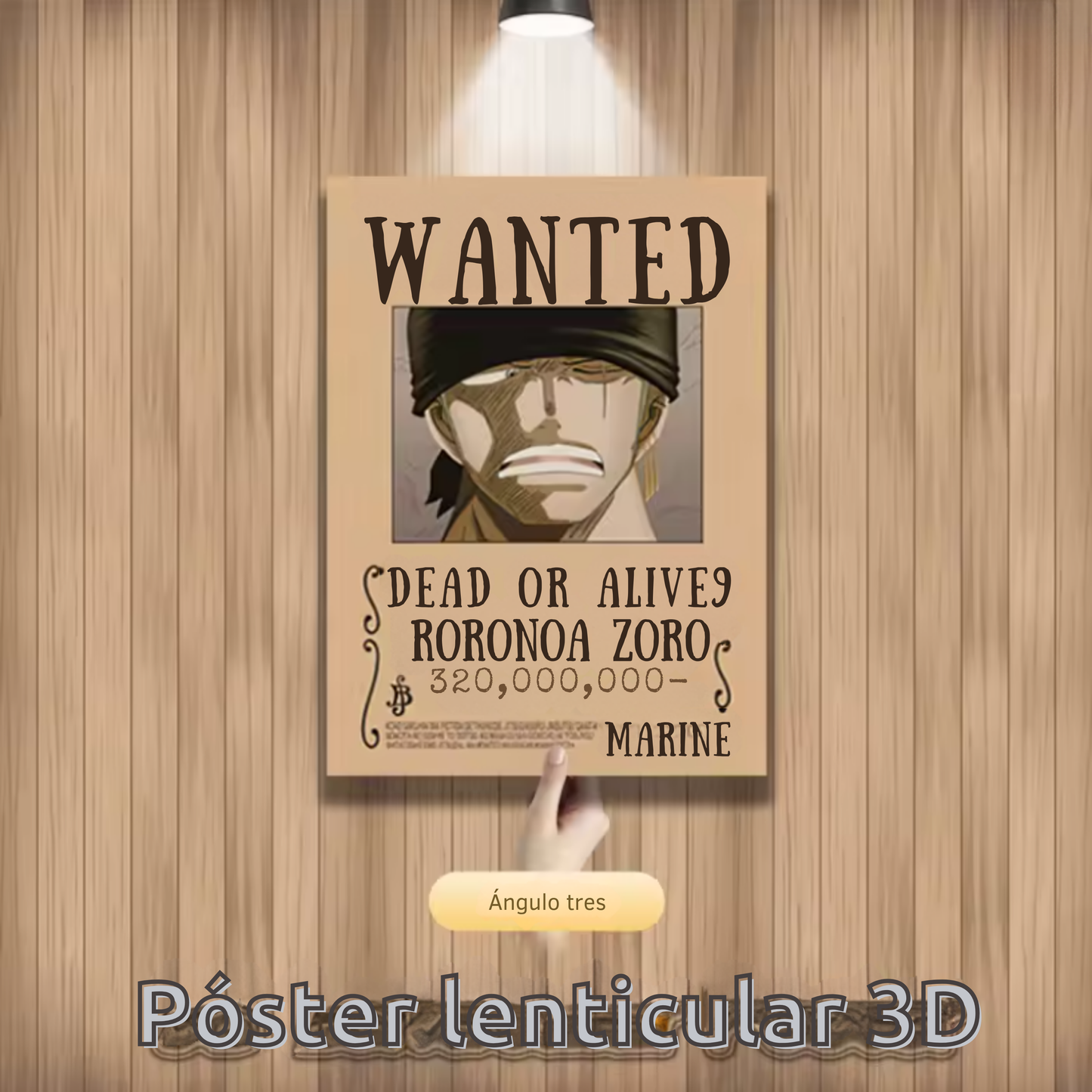 Poster lenticular 3D One Piece