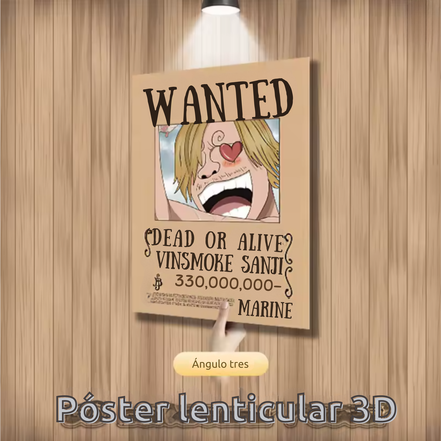 Poster lenticular 3D One Piece